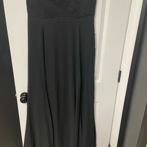 Eva Mendes for New York & Company Elegant Black Strapless Gown